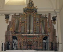 Órgano en la Colegiata de Pastrana (España)