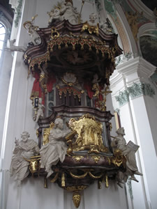 Púlpito. Catedral de Sankt Gallen (Suiza)